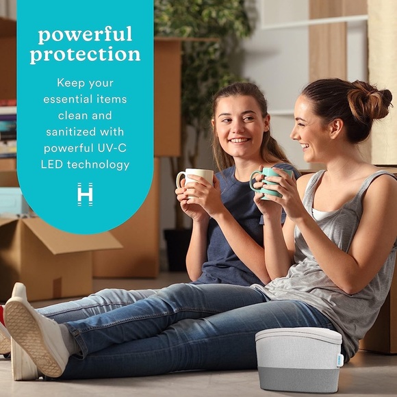 Homedics UV Clean Portable Sanitizer Bag – Rechargeable UV Light Sanitizer Box - Picture 2 of 11